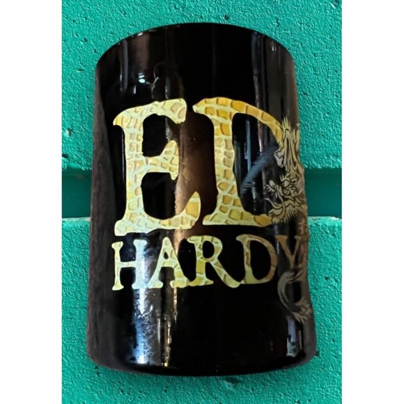 Ed Hardy Dining Vintage Ed Hardy By Christian Audigier Black Dragon Glass 2 Oz Poshmark